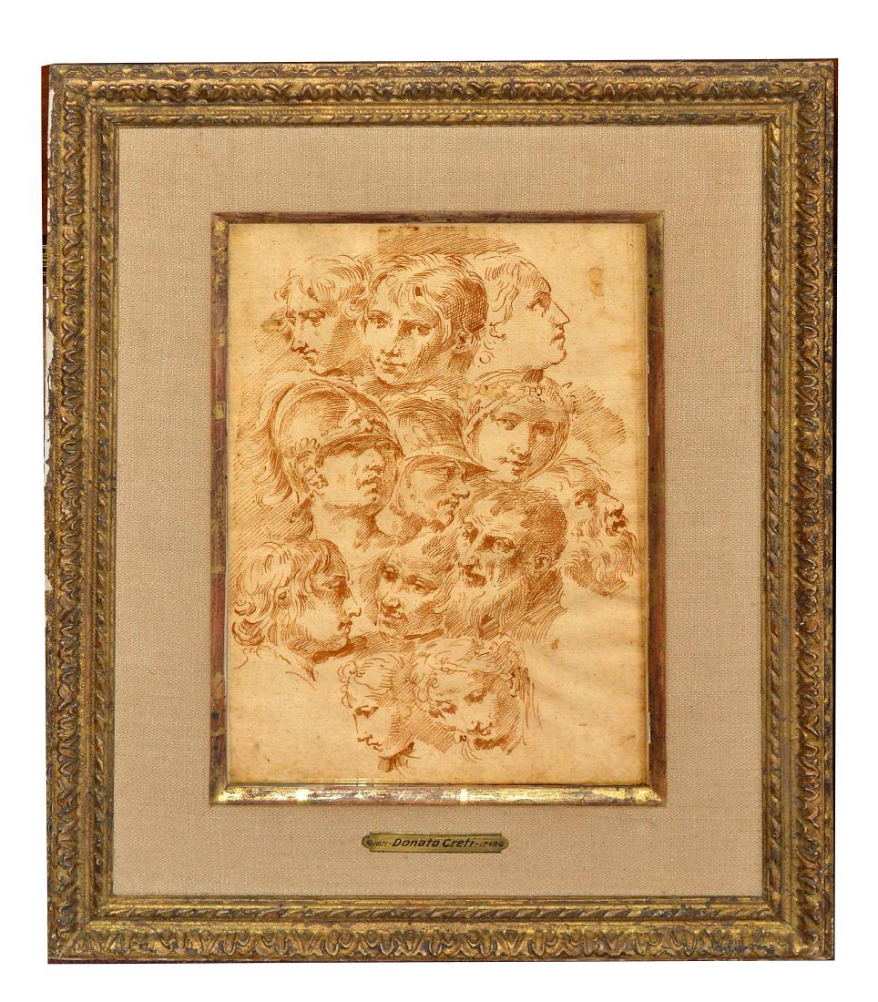 Donato Creti, Study of heads (1 of 4)