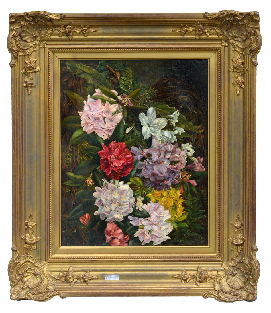 British School (19th Century) Floral Still Life (1 of 4)
