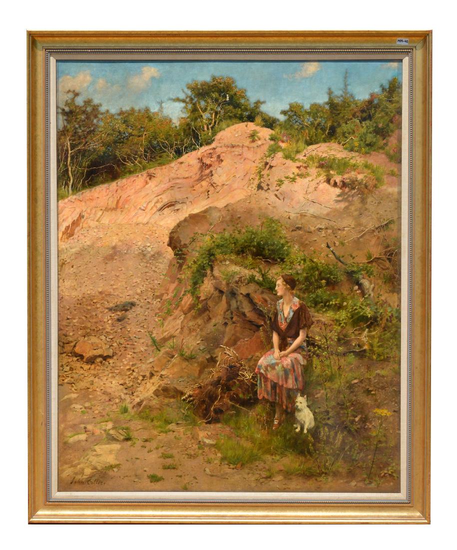 John Collier oil painting - Jun 1, 2019 | LION & TIGER in NY
