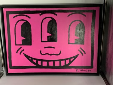 Print signed Keith Haring