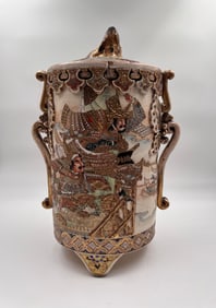 Antique Japanese satsuma jar