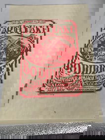 Vintage Bo Diddley "Earthquake" 1966 concert poster