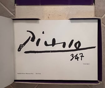 Picasso 347 large portfolio book of prints