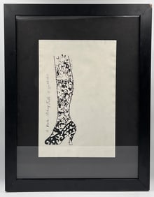 Signed & Stamped Print on paper by Andy Warhol