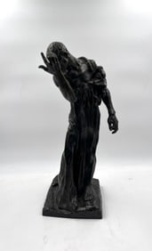 Auguste Rodin "Pierre de Wissant" bronze sculpture