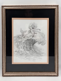 Pencil Drawing by American Artist Tom Kidd