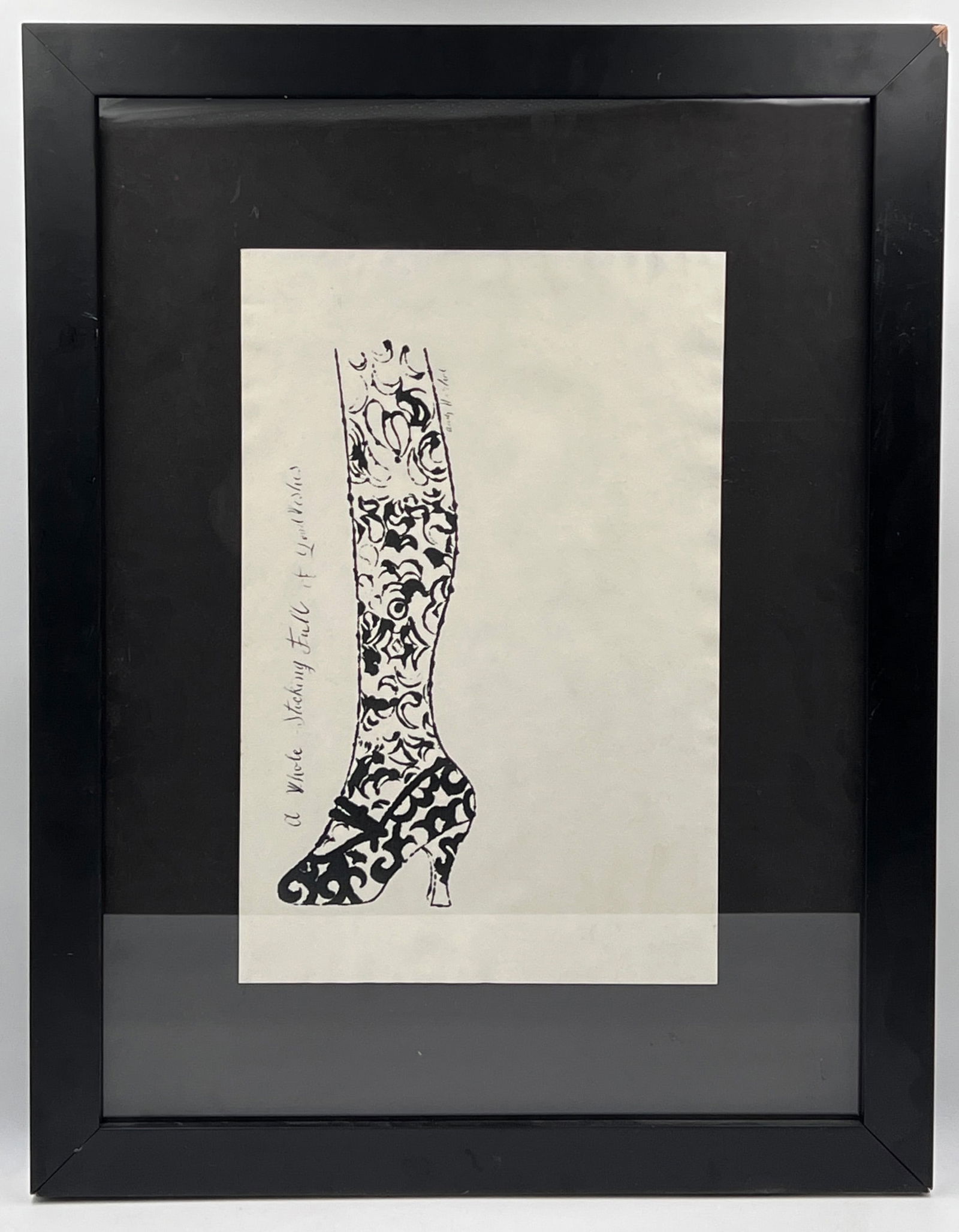 Signed & Stamped Print on paper by Andy Warhol (1 of 6)