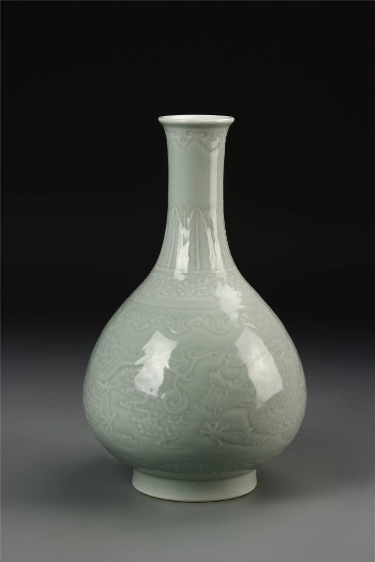 Chinese Celadon Dragon Vase (1 of 6)