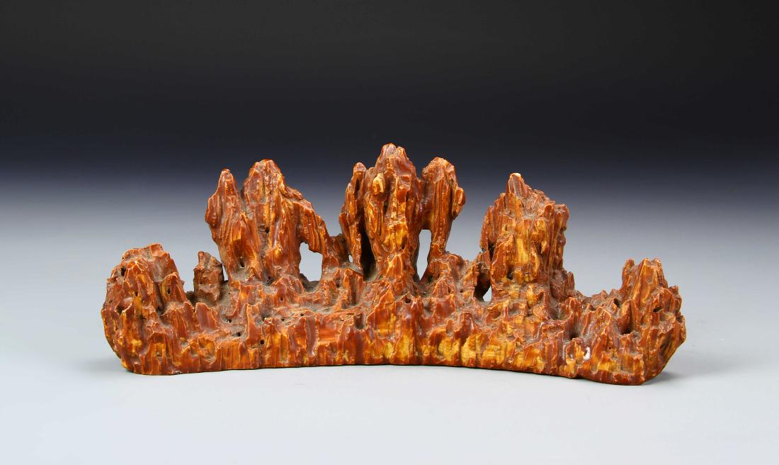 Chinese Stone Boulder Brush Rest (1 of 6)