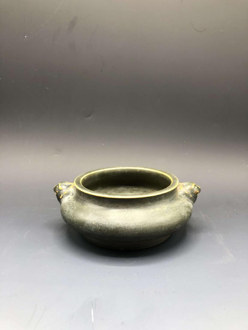 China, Green Glaze Incense Burner (1 of 5)