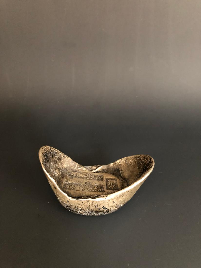 Chinese Silver Ingot (1 of 3)
