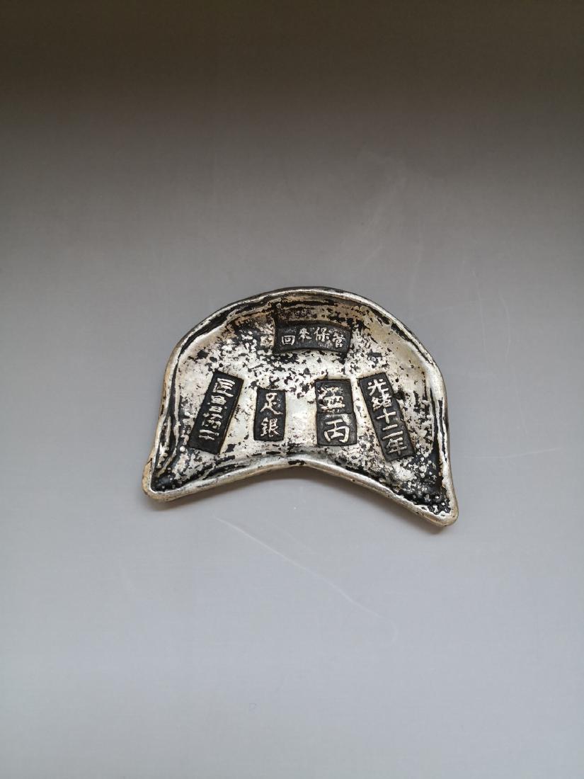 Chinese Ingot Sliver Sycee (1 of 3)