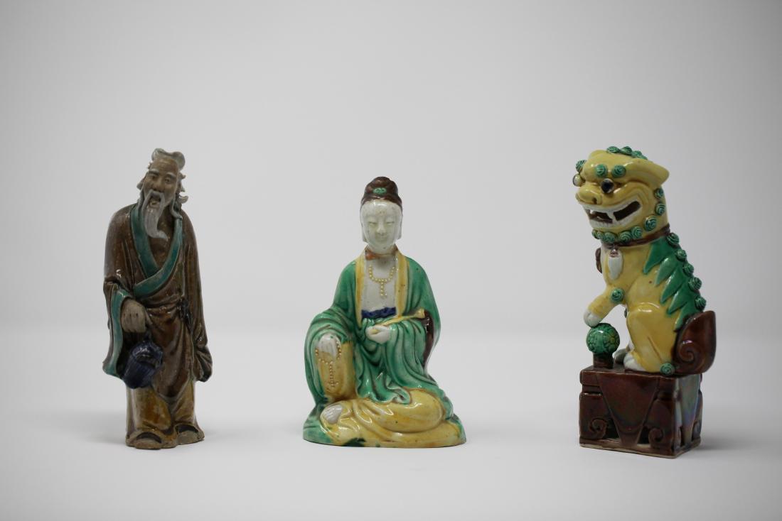 China, Three Porcelain Statues (1 of 5)