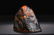 BLACK SKIN SOAPSTONE CARVING LANDSCAPE SEAL - 2