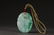CHINESE JADEITE CARVING 'LYCHEE' ABSTINENCE PLAQUE