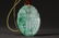 CHINESE JADEITE CARVING 'LYCHEE' ABSTINENCE PLAQUE - 3