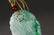 CHINESE JADEITE CARVING 'LYCHEE' ABSTINENCE PLAQUE - 6