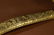WHITE JADE CARVING INLAID GILT BRONZE RUYI SCEPTER - 10