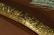 WHITE JADE CARVING INLAID GILT BRONZE RUYI SCEPTER - 3