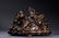 CHINESE CARVED ZITAN 'CHI-DRAGON' CENSER ORNAMENT - 3