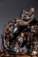 CHINESE CARVED ZITAN 'CHI-DRAGON' CENSER ORNAMENT - 4