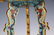 CHINESE GILT BRONZE CLOISONNE TRIPOD CENSER - 3