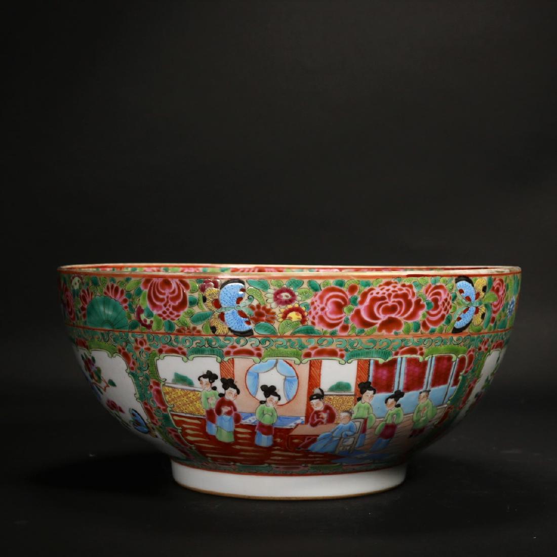A Chinese Large Cantonese Famillie Rose Bowl (1 of 8)