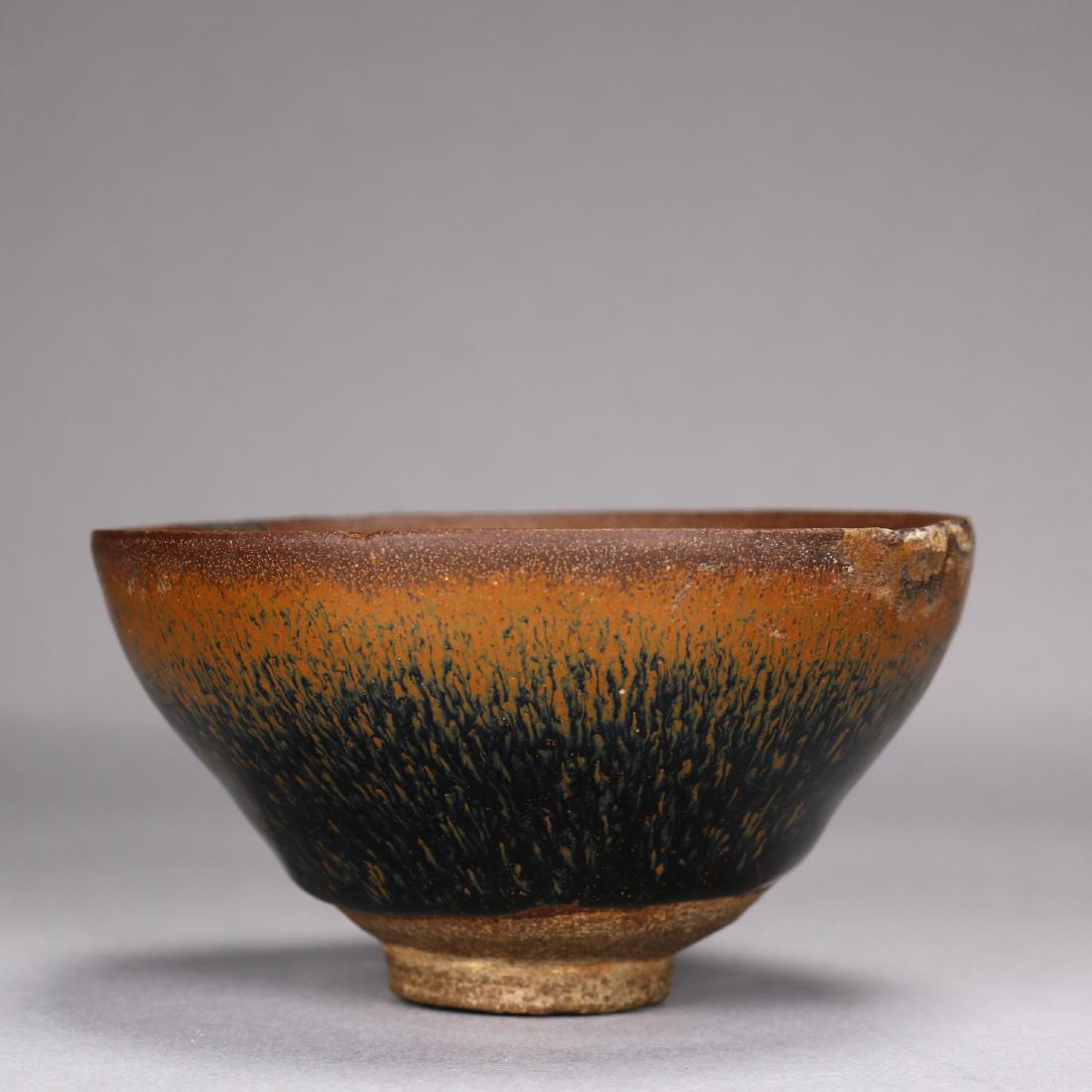 A Chinese Jian Ware "Hare"s Fur Bowls,Song Dynasty (1 of 12)