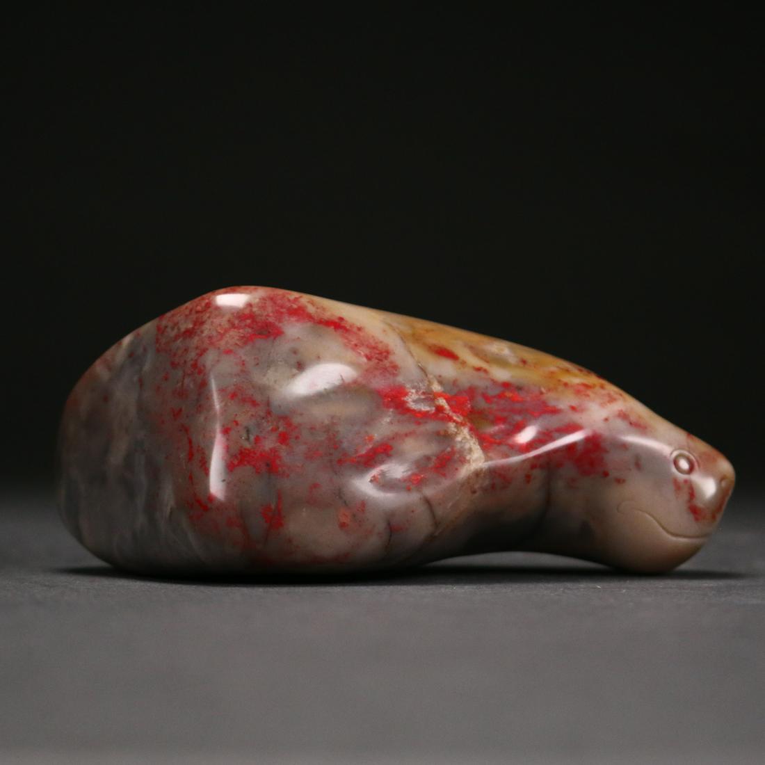 A Chinese Chicken Blood Stone Carving (1 of 10)