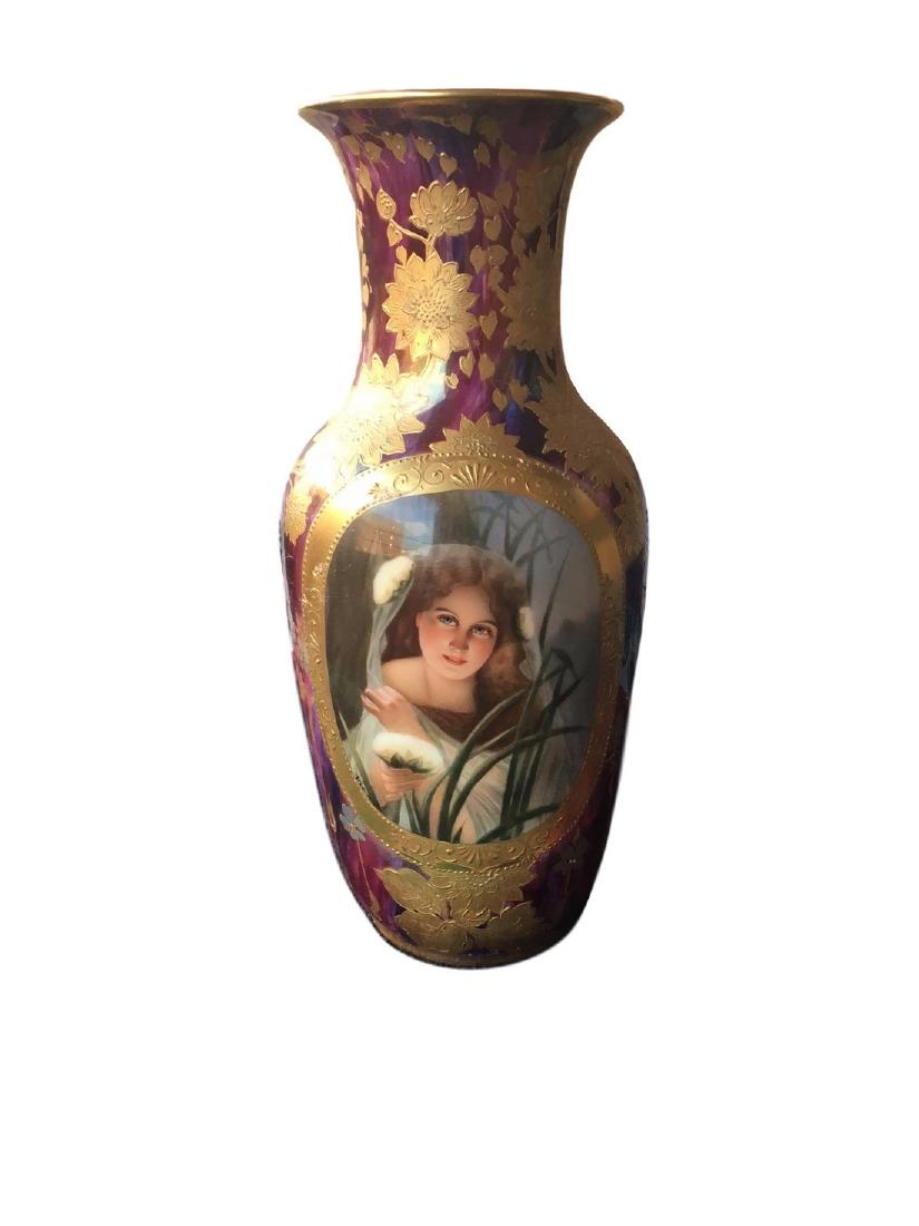 Antique Royal Vienna Hand Painted Vase Signed (1 of 1)