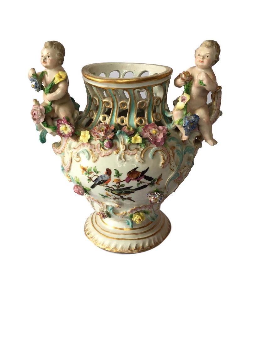 Antique Continental porcelain vase (1 of 1)