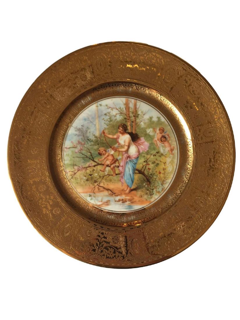 Royal Vienna Style Plate 22K gold (1 of 1)