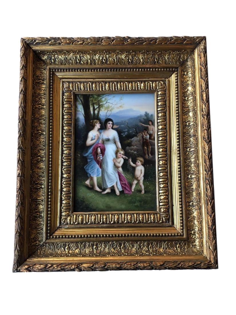 Beautiful Antique KPM Hand Painted Portrait Porcelain (1 of 3)