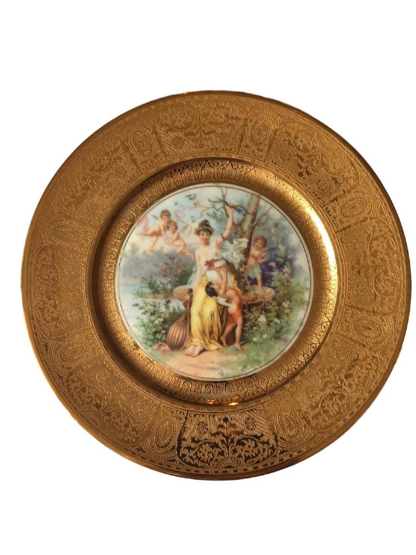 Royal Vienna Style Plate 22K gold (1 of 1)