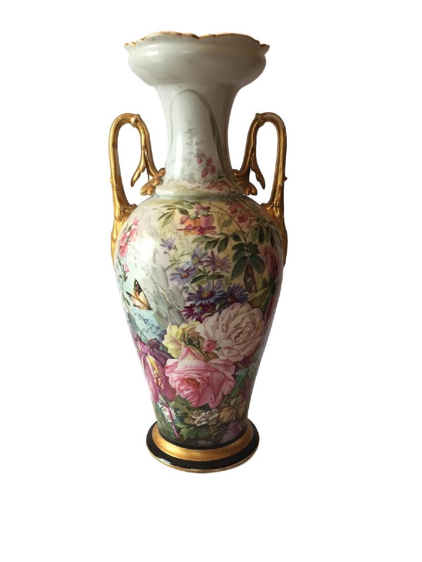 Antique Old Paris Porcelain Hand Painted Vase (1 of 3)