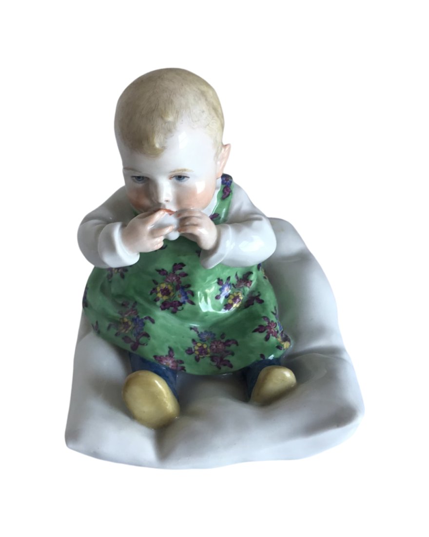Antique Meissen porcelain Hentschel Child Figure (1 of 3)