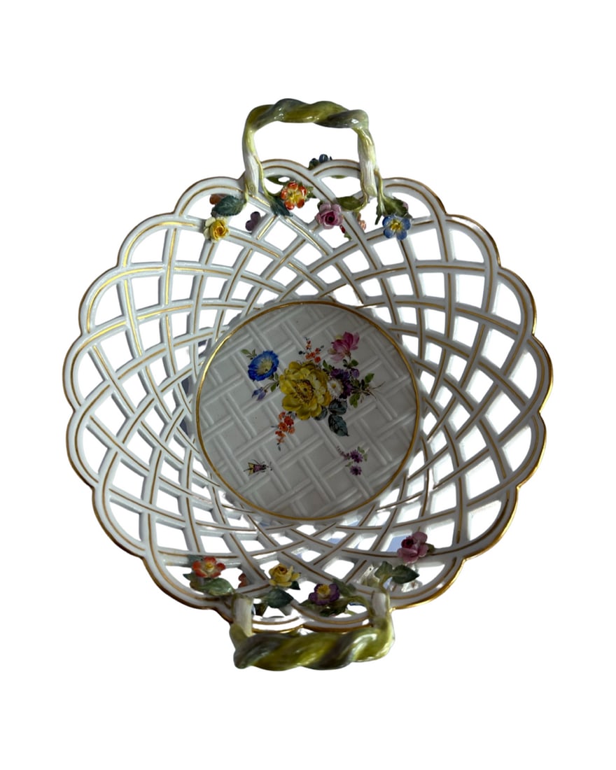 Antique meissen basket (1 of 5)