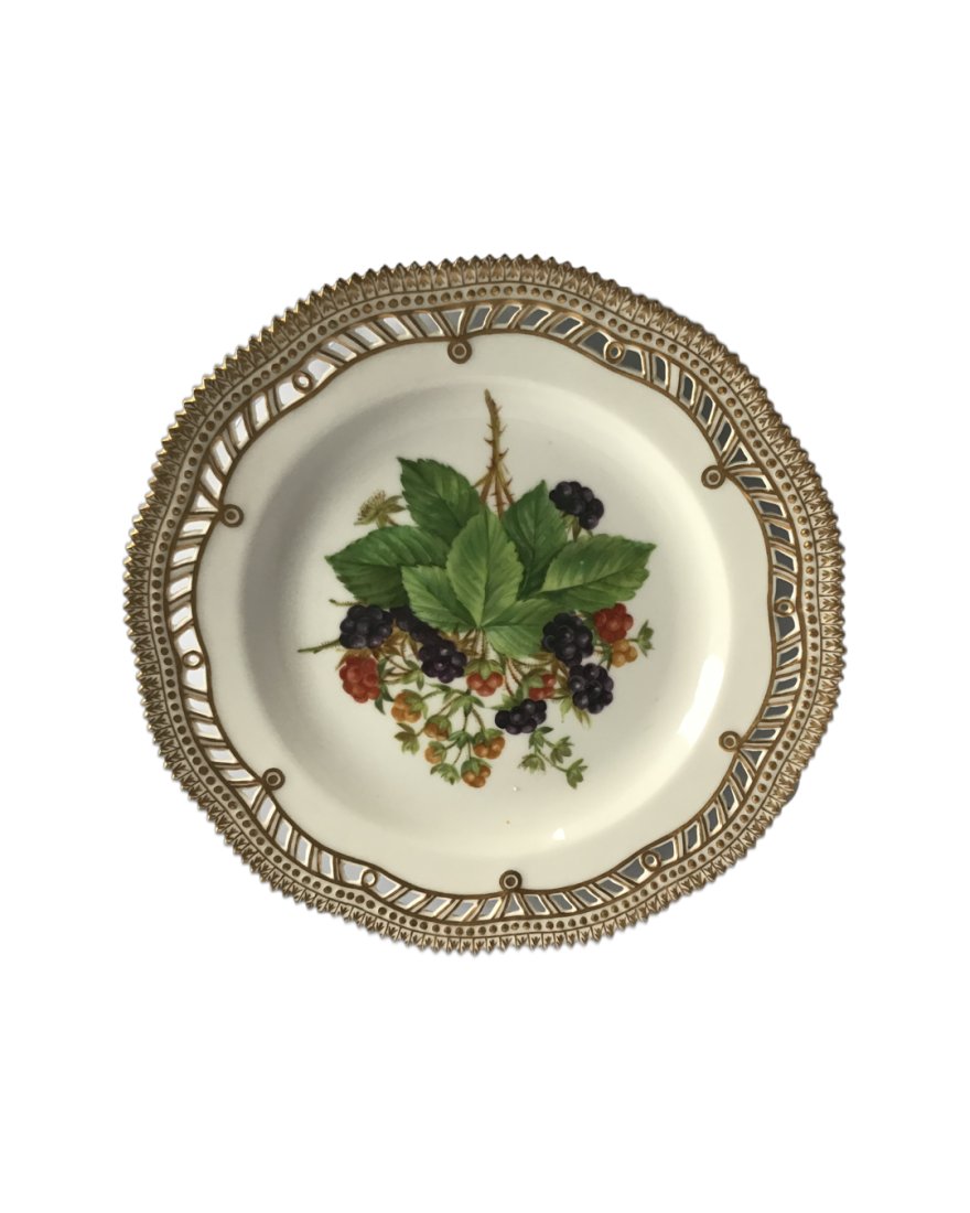 Antique Royal Copenhagen Porcelain Fruit Plate (1 of 2)
