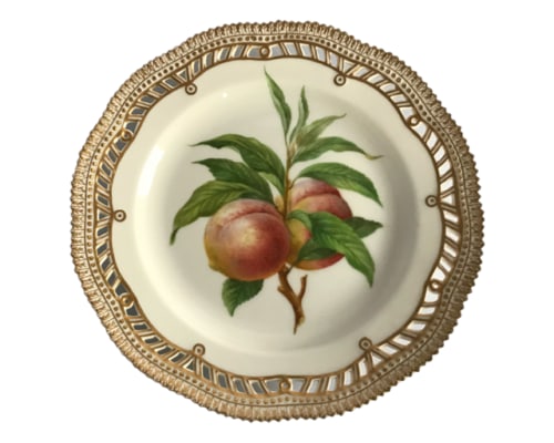 Antique Royal Copenhagen Porcelain Fruit Plate (1 of 2)