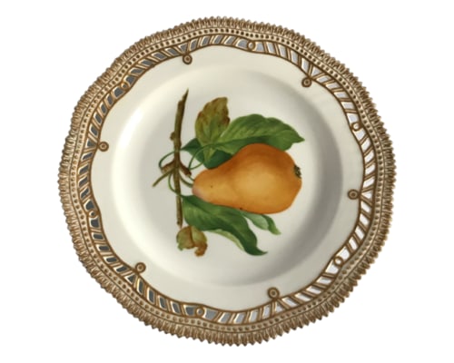 Antique Royal Copenhagen Porcelain Fruit Plate (1 of 2)