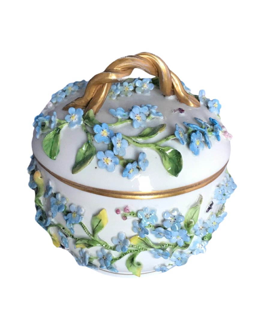 Antique dresden sugar bowl (1 of 5)