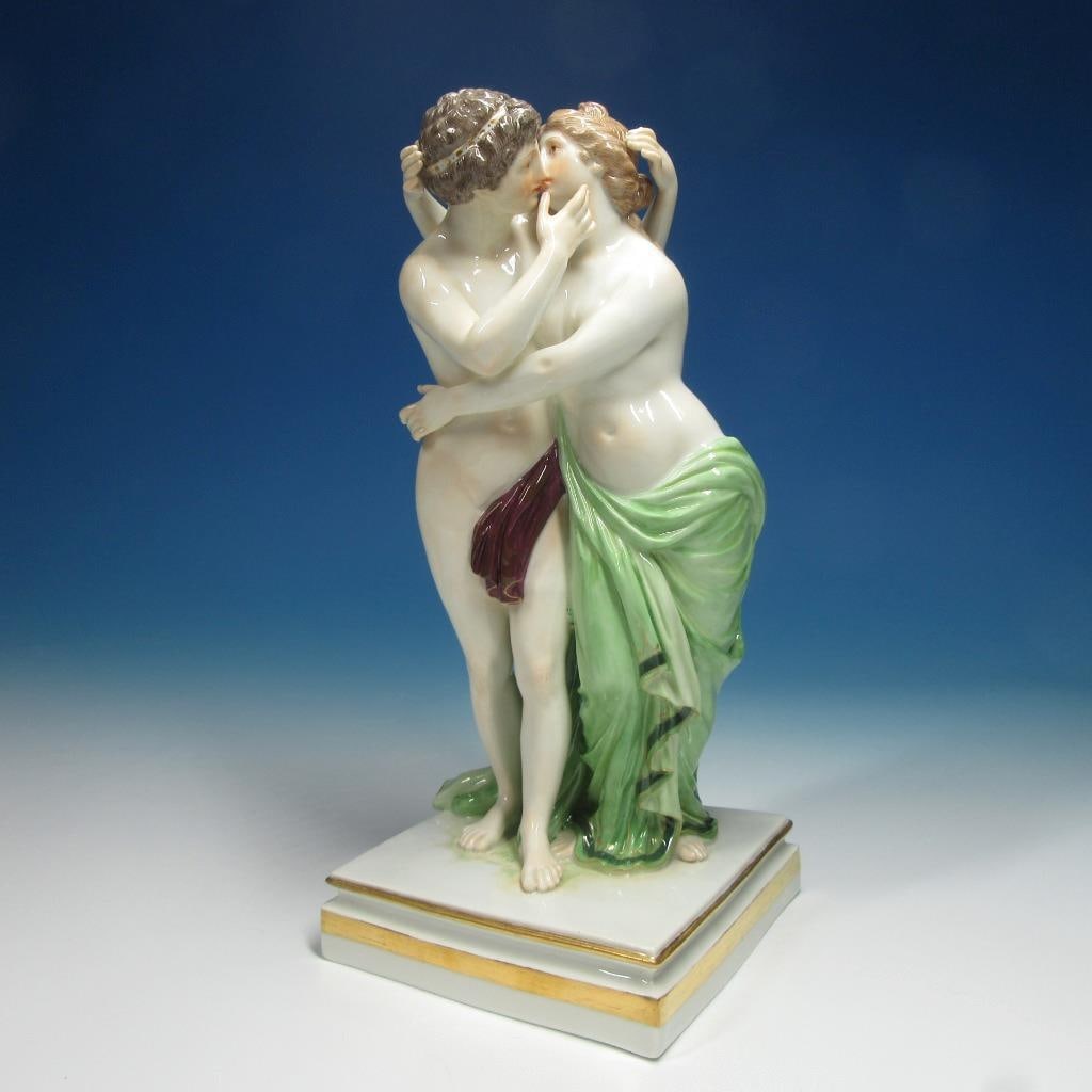 Antique Meissen Classical Group of Lovers (1 of 6)