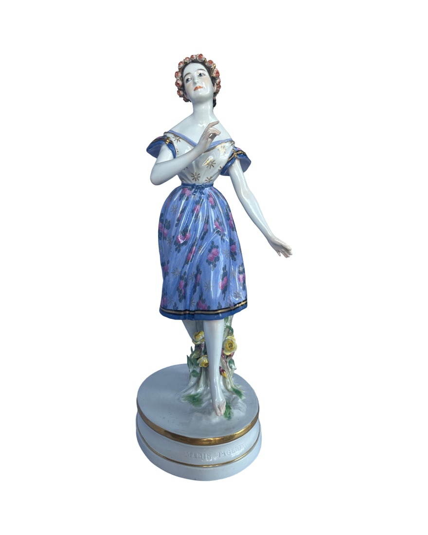 Antique porcelain figure of ballet dancer Marie Taglioni (1 of 10)