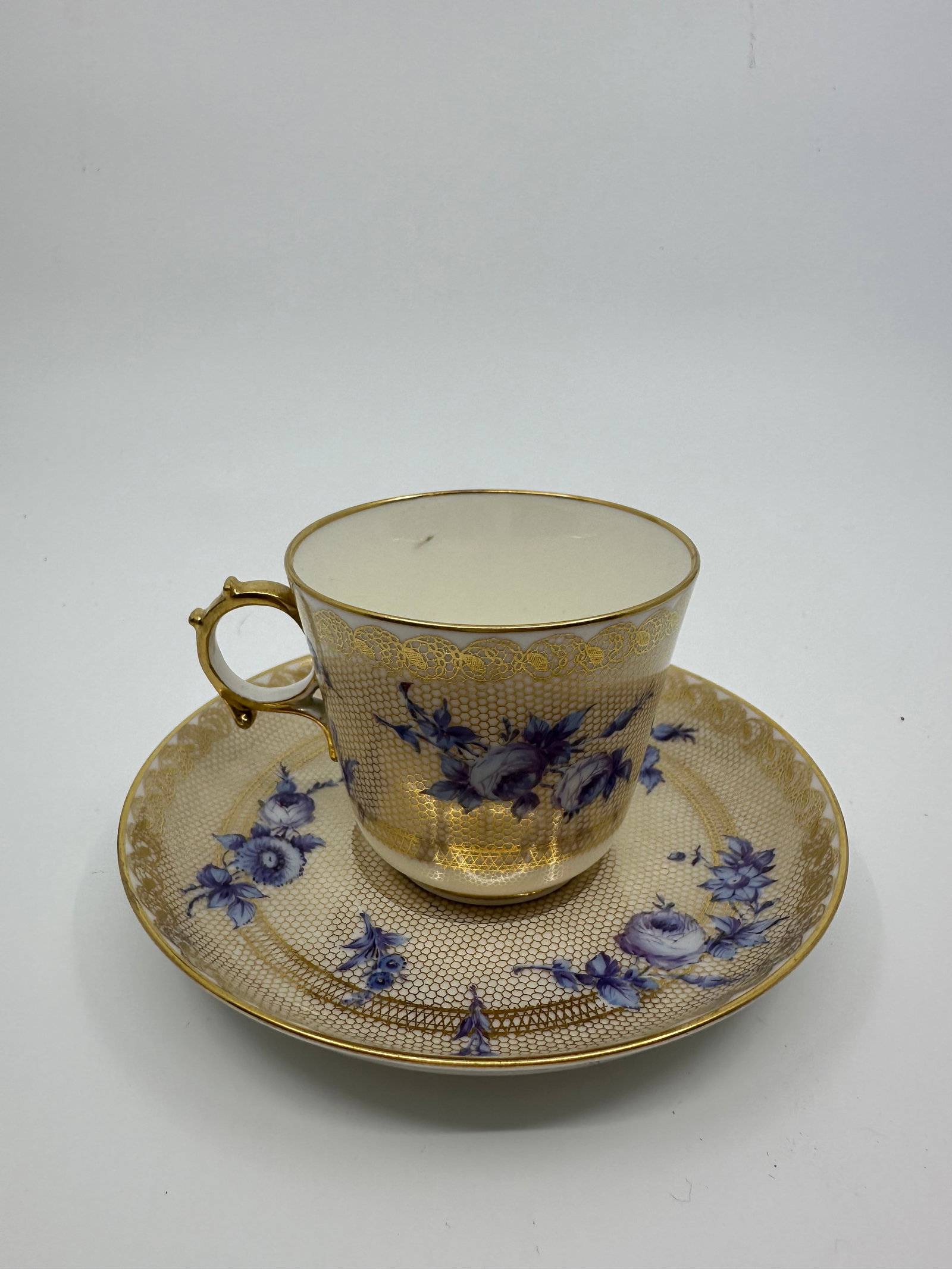 Antique Sevres Napoleon cup decorated by Eugene Richard (1 of 8)