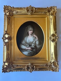 Antique KPM Porcelain Plaque of Vestal Virgin