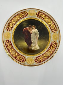 Antique Royal Vienna Dresden Porcelain Hand Painted Signed