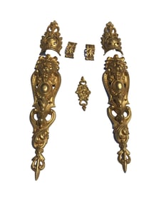 Antique French gilt bronze NAPOLEON III  ORMOLU