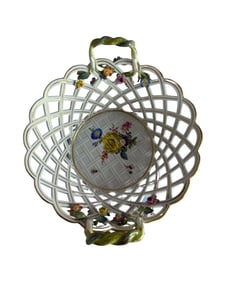 Antique meissen basket