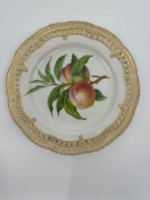 Antique Royal Copenhagen Porcelain Fruit Plate