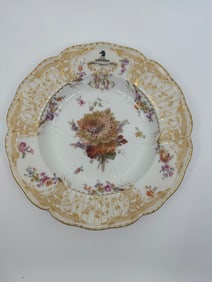 Antique KPM Floral Plate